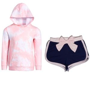 Girl’s hoodie and shorts set